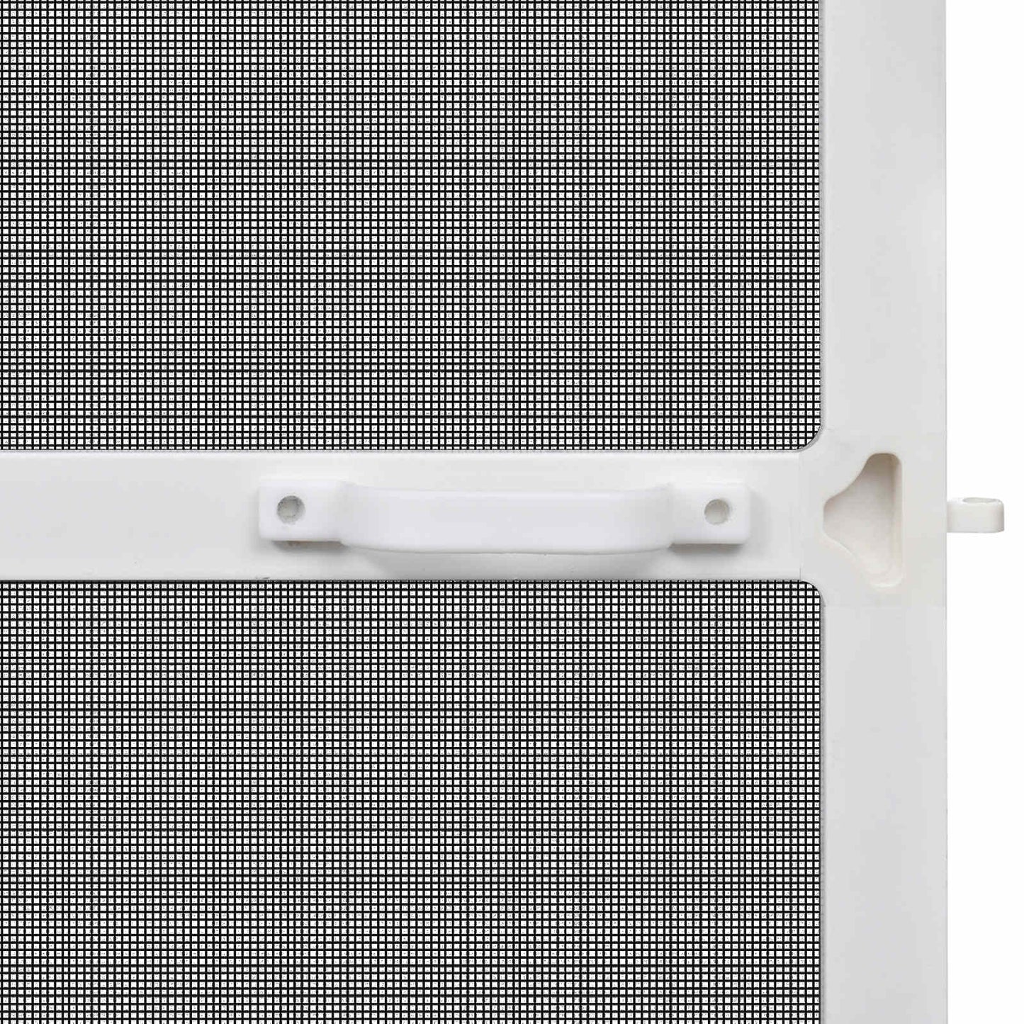Schermo Insetti a Battente Bianco e Nero 100 x 215 cm