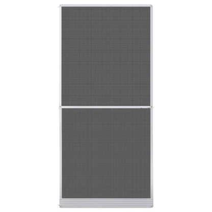 Schermo Insetti a Battente Bianco e Nero 100 x 215 cm