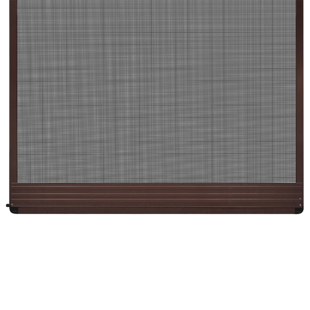 Zanzariera con Cardini per Porte Marrone 100 x 215 cm