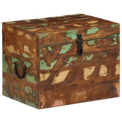 Scatola di Stoccaggio in Legno Massello di Recupero