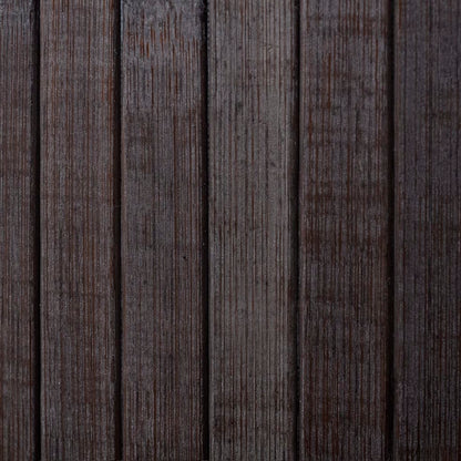 Pannello Divisore per la Stanza BambÃ¹ Marrone Scuro 250x165 cm