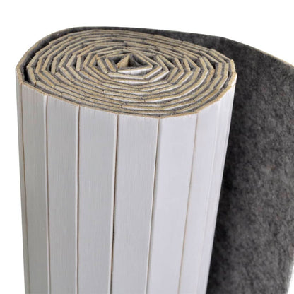Pannello Divisore per la Stanza in BambÃƒÂ¹ Bianco 250x165 cm