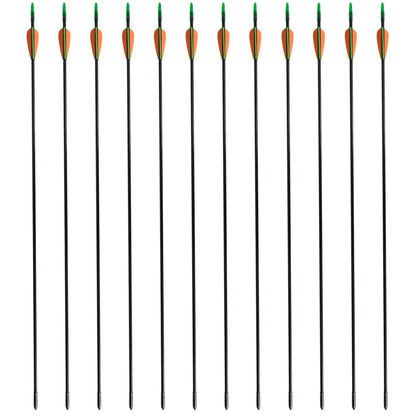 Frecce Standard per Archi Ricurvi 12 pz 76,2/0,6 cm Fibra Vetro