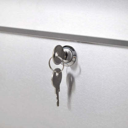 Casetta della Posta con Supporto in Acciaio Inox