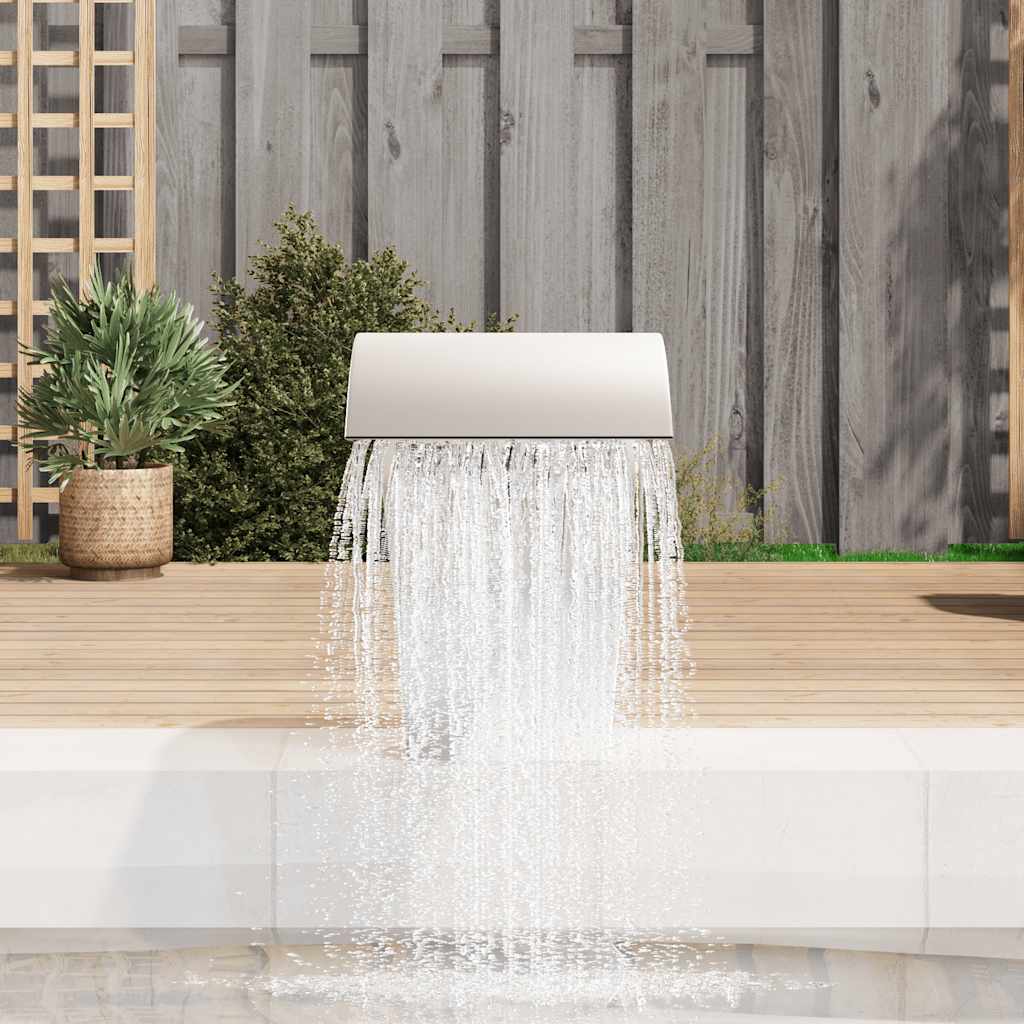 Cascata da Giardino in Acciaio Inossidabile 45x30x60 cm