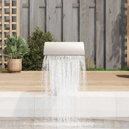 Cascata da Giardino in Acciaio Inossidabile 45x30x60 cm
