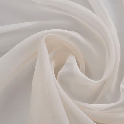 Tessuto voile 1,45 x 20 m colore crema
