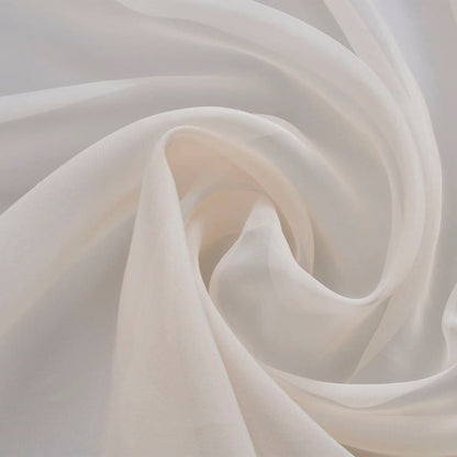 Tessuto voile 1,45 x 20 m colore crema