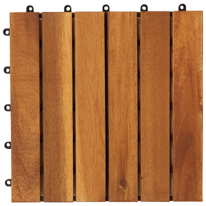 Listelli Pavimentazione Design Verticale 30x30cm Acacia 20 pz