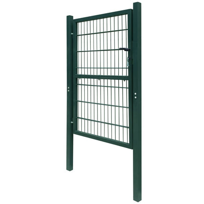 Cancello da Giardino 2D (Singolo) Verde 106 x 170 cm