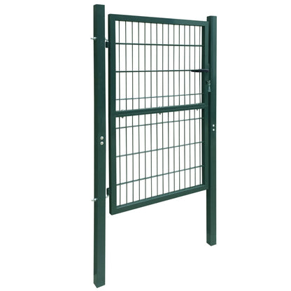 Cancello da Giardino 2D (Singolo) Verde 106 x 210 cm