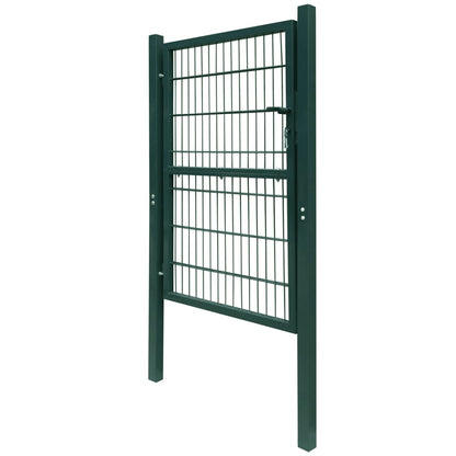 Cancello da Giardino 2D (Singolo) Verde 106 x 230 cm