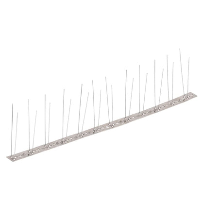 Set Dissuasori per Uccelli e Piccioni 6 pz Acciaio 2 File 3 m