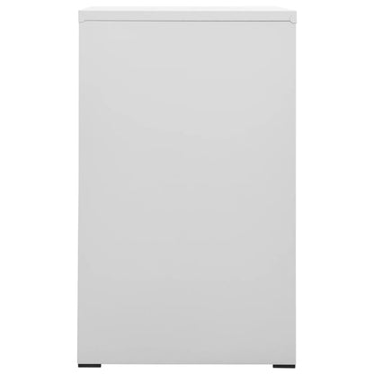 Schedario Grigio Chiaro 46x62x102,5 cm in Acciaio