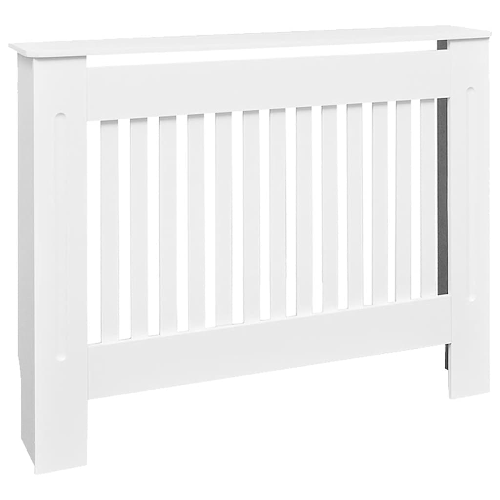 Armadietto Copritermosifone in MDF Bianco 112 cm