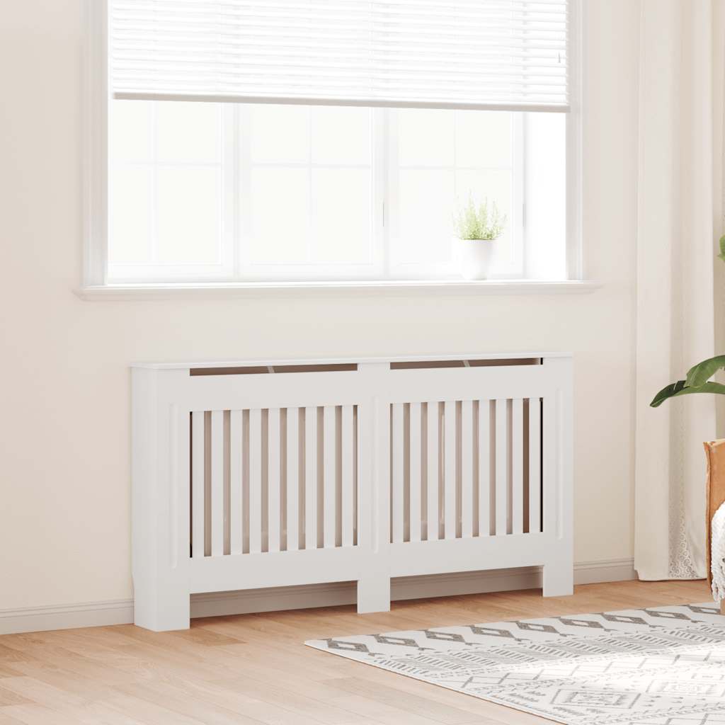 Armadietto Copritermosifone in MDF Bianco 152 cm