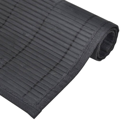 Tovagliette in BambÃ¹ 6 pz 30 x 45 cm Nere