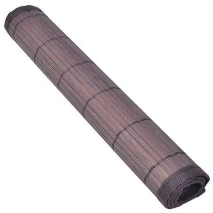 Tovagliette in BambÃƒÂ¹ 6 pz 30 x 45 cm Marrone Scuro