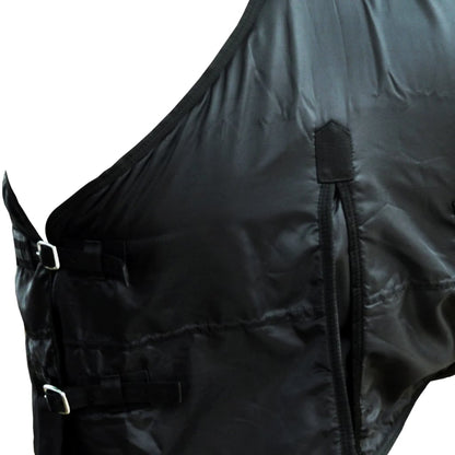 Coperta in Pile a Doppio Strato 135 cm Nero