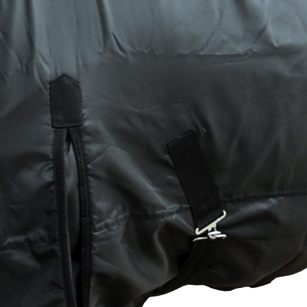 Coperta in Pile a Doppio Strato 145 cm Nero