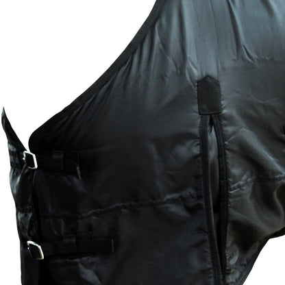 Coperta in Pile a Doppio Strato 145 cm Nero