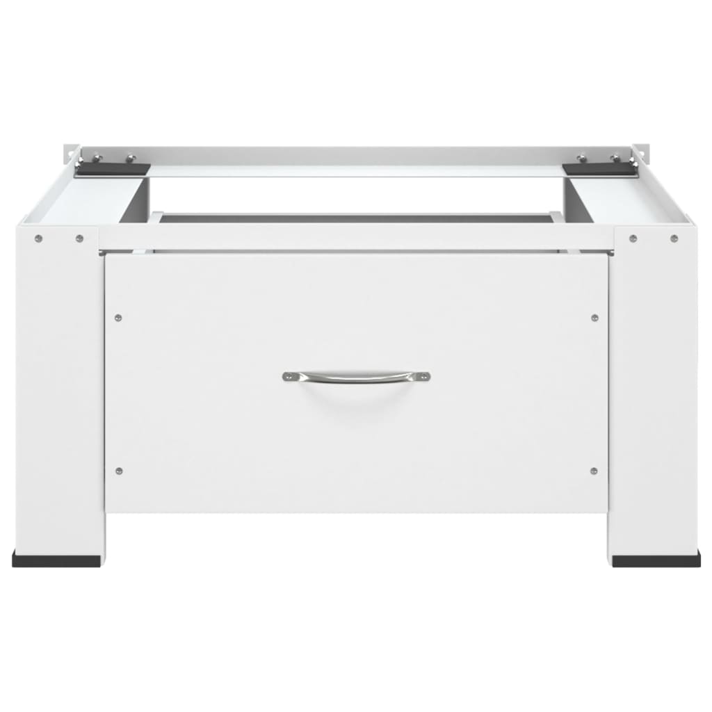 Supporto Alzatina per Lavatrice con Cassetto Bianco