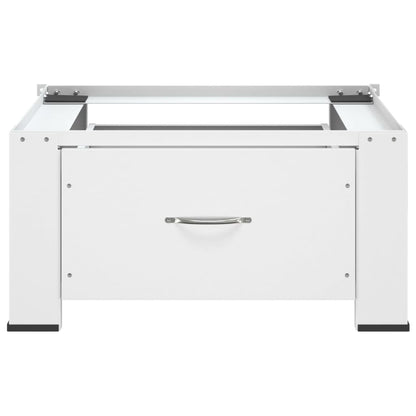 Supporto Alzatina per Lavatrice con Cassetto Bianco