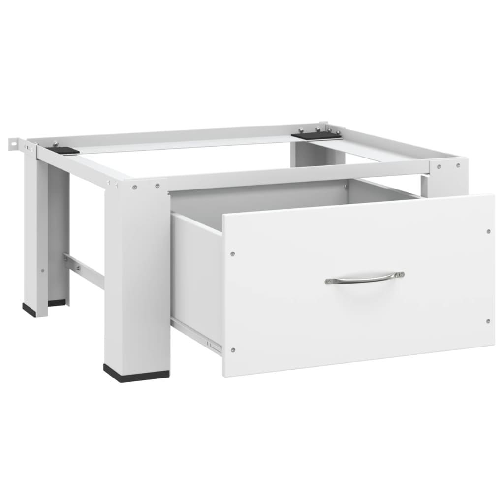 Supporto Alzatina per Lavatrice con Cassetto Bianco