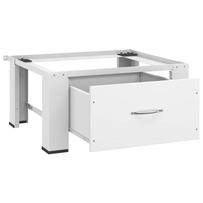Supporto Alzatina per Lavatrice con Cassetto Bianco