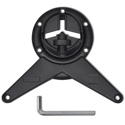 Set 4 gambe nere per tavolo regolabili in altezza 1100 mm