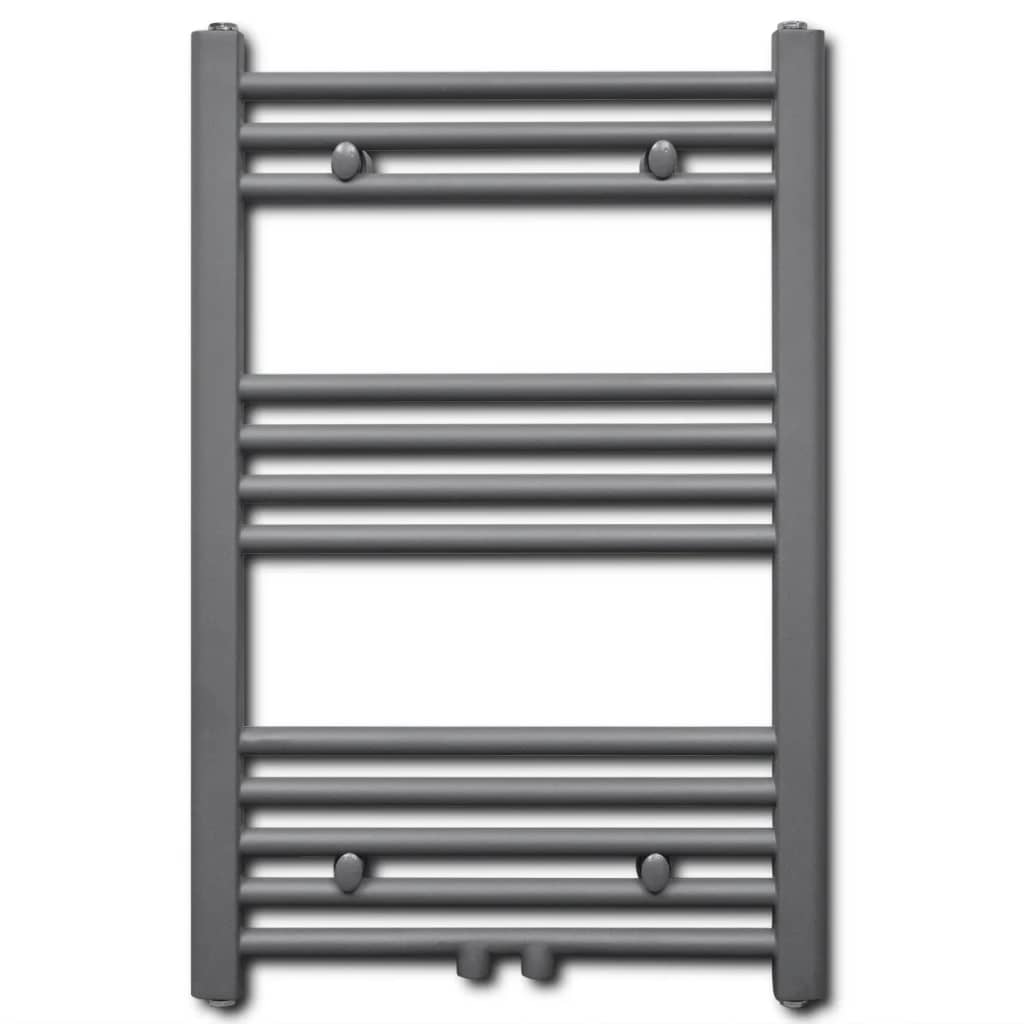 Radiatore Centrale Portasciugamano Dritto Grigio 500 x 764 mm