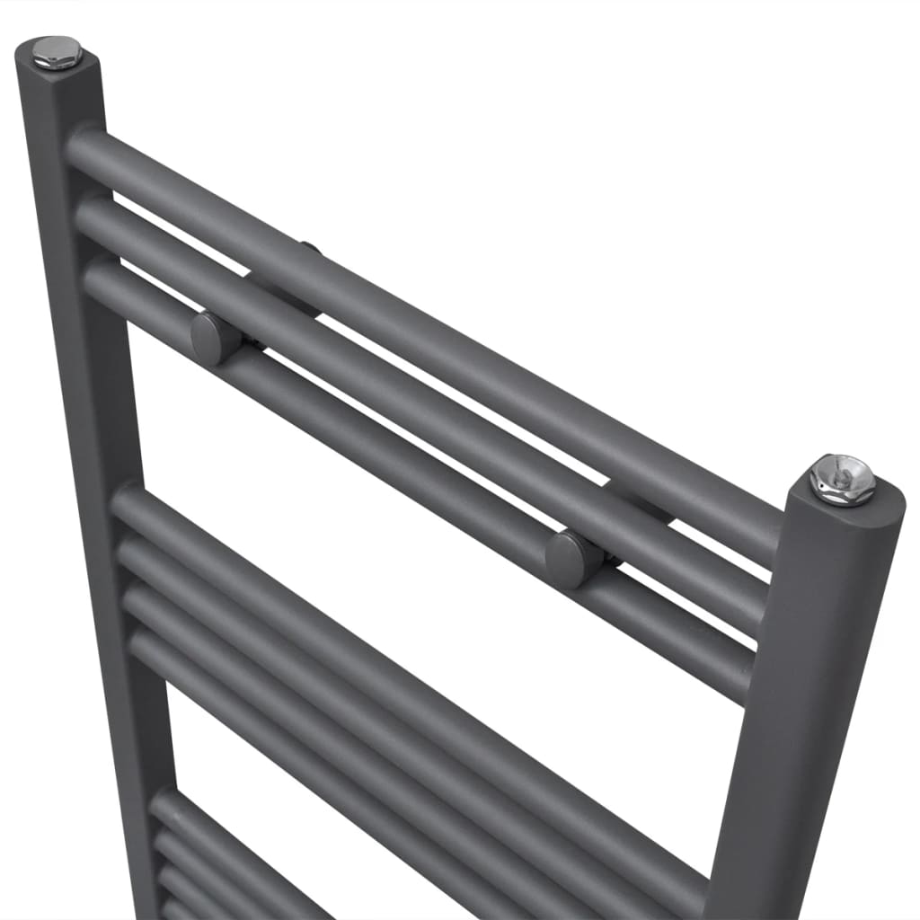 Radiatore Centrale Portasciugamano Dritto Grigio 500 x 764 mm