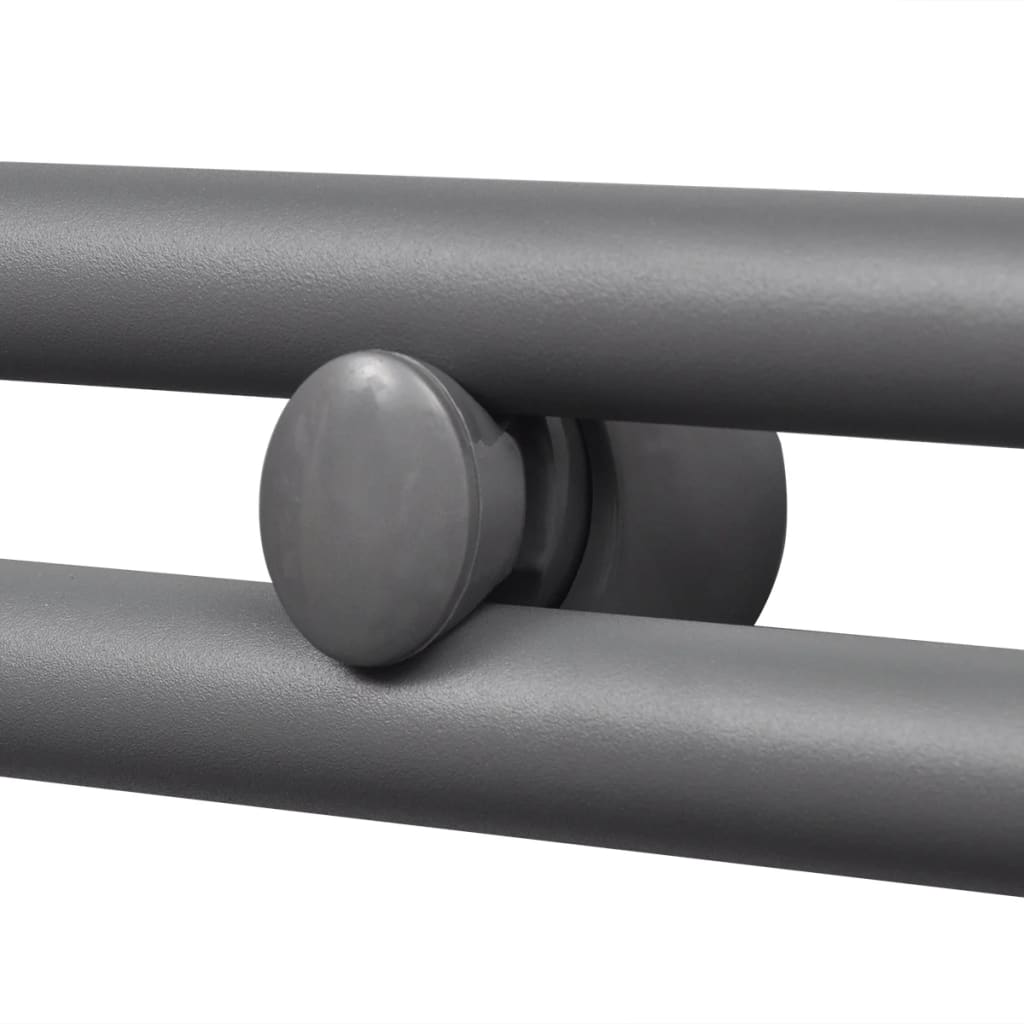 Radiatore Centrale Portasciugamano Dritto Grigio 500 x 764 mm