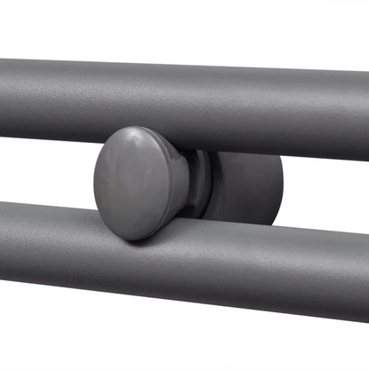 Radiatore Centrale Portasciugamano Dritto Grigio 600 x 1160 mm