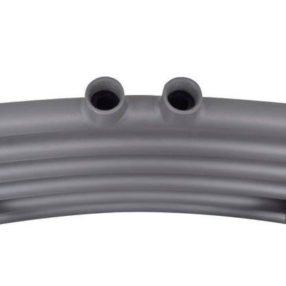 Radiatore Centrale Portasciugamano Curvo Grigio 500 x 1160 mm