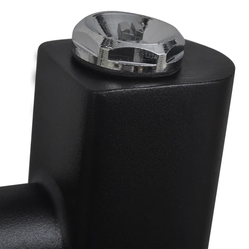 Radiatore Centrale Portasciugamano Dritto Nero 600 x 764 mm