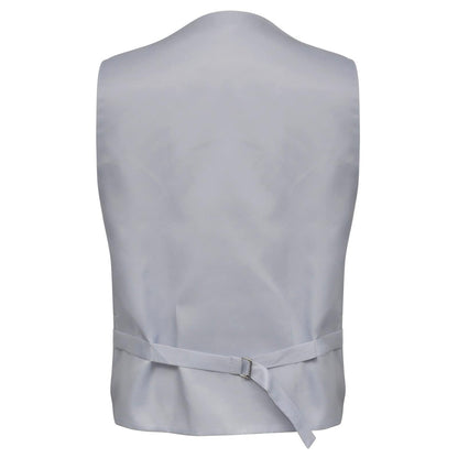 Set di gilet da matrimonio da uomo Argento 56 Poliestere