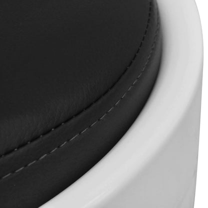 Sgabello Bianco e Nero in Similpelle