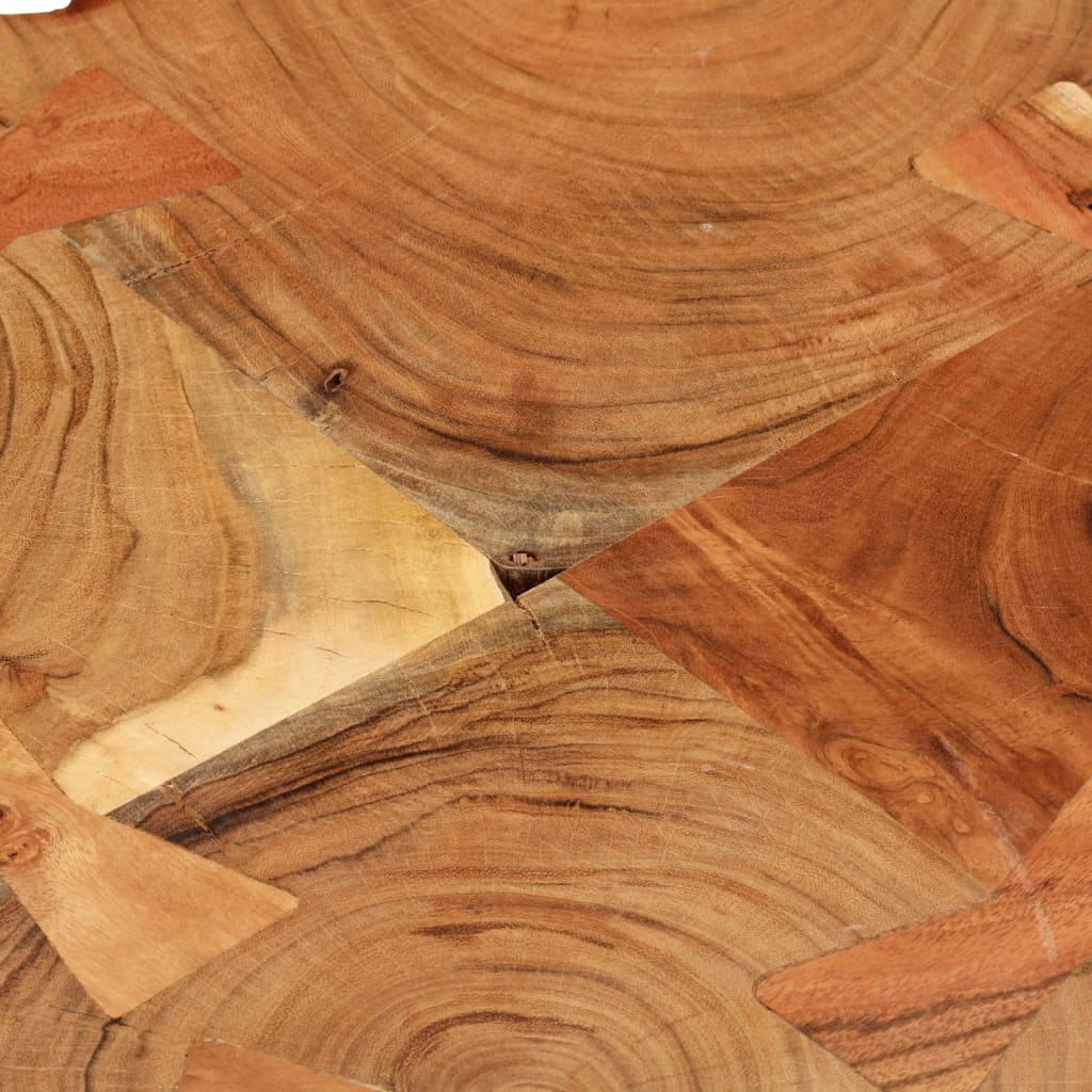 Tavolino da CaffÃ¨ 35 cm 6 Tronchi in Legno Massello di Sheesham