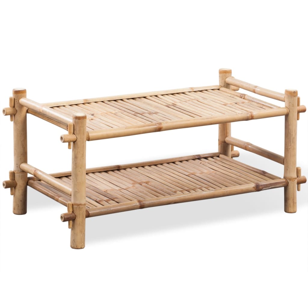Scarpiera a 2 Livelli in Legno di BambÃ¹