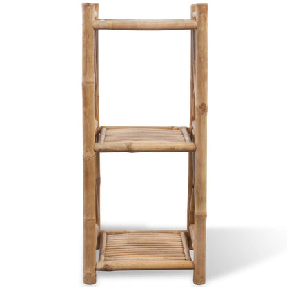Scaffale a 3 Piani Quadrati in Legno di BambÃ¹