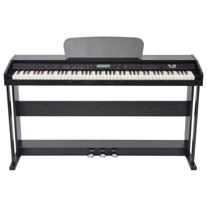 Pianoforte Digitale con 88 Tasti e Pedali in Melamina Nera