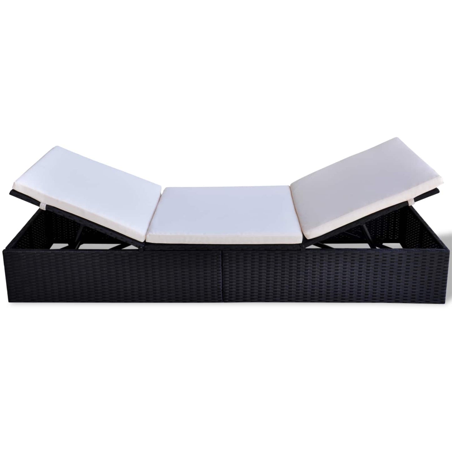 Lettino Nero polyrattan
