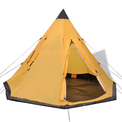 Tenda per 4 Persone Gialla