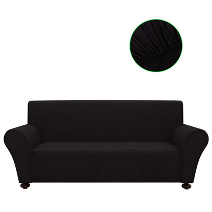 Copridivano elastico fodera nera in poliestere jersey