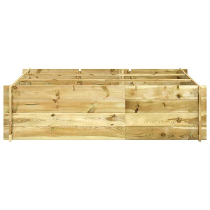 Letto Rialzato 150x100x40 cm in Legno Impregnato