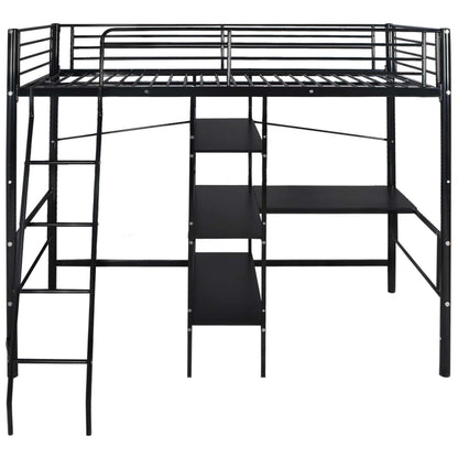 Letto con materasso Nero 200 x 90 cm Metallo