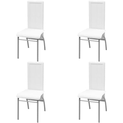 Set Sala Da Pranzo 5 Pezzi Bianco