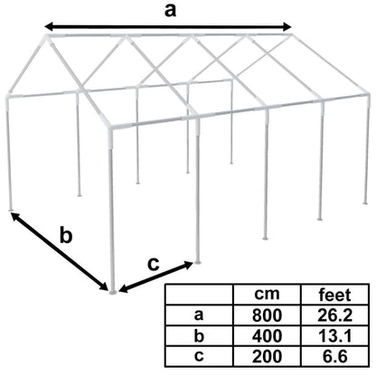 Telaio per Gazebo 8x4 m Acciaio