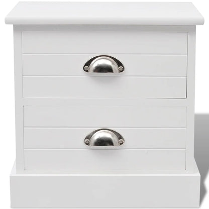 Comodino In Stile Francese Bianco